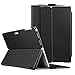 FINTIE Custodia per Microsoft Surface Pro 7+ (2021) / Pro 7 (2019) / Pro 6 (2018) / Pro 5 (2017) - Multi-angli Hard Shell Business Cover, Compatibile con Tastiera Type Cover, Nero