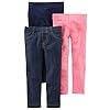 Simple Joys by Carter’s Paquete de 3 leggings para niña