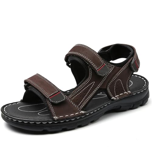 Outdoor Leather Men Sandals Summer Casual Shoes For Men Beach Sandals