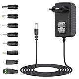 ★【Avertissement】Veuillez vérifier le type de prise CC, la consommation électrique, la polarité de l'appareil avant de commander, sinon cela pourrait causer des problèmes ou endommager l'appareil. (Pour garantir de bonnes performances et une bonne durabilité, essayez de ne pas dépasser 80 % de la sortie totale de l'adaptateur pour une utilisation de longue durée)