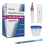 Trak Plus Male Fertility Testing System Fertility Home Test Kit for Men- Shows Normal or Low Sperm Count- Easy to Read Results-Convenient, Accurate, Private