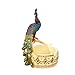 Cenicero Cenicero De Cigarrillos Cenicero de resina, encendedor de cigarrillos Cenicero mesa, escritorio exterior Cenicero de Ministerio del Interior del pavo real de la decoración de los regalos de o