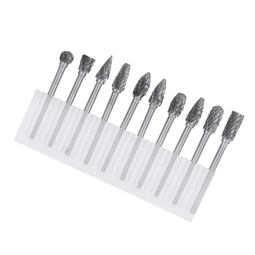 Set de fresas de carburo de acero tungsteno para trabajo en madera miniatura 4
