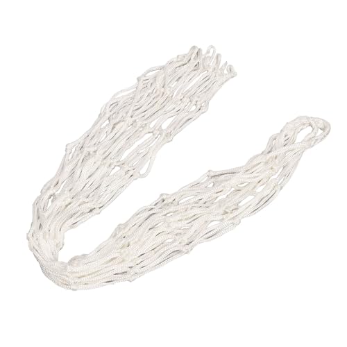 Sac fourre-tout de basket-ball blanc en polyester avec cordon de serrage