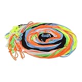 KONTONTY 60 Stück 60 Stück-Pack Yo Yo Schnüre Nylon 10-Strängig 104cm Ersatzschnur für Anfänger und Profi Jo Jos Wettkampf