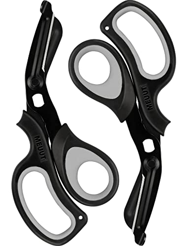 MEUUT 2 Pack Trauma Shears Bandage Scissors - Medical Supplies with 8 inch Heavy Duty Medical