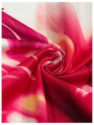 Image of WDIRARA Women's Floral Print Mini Tube Dress Summer Strapless Sleeveless Bodycon Dresses