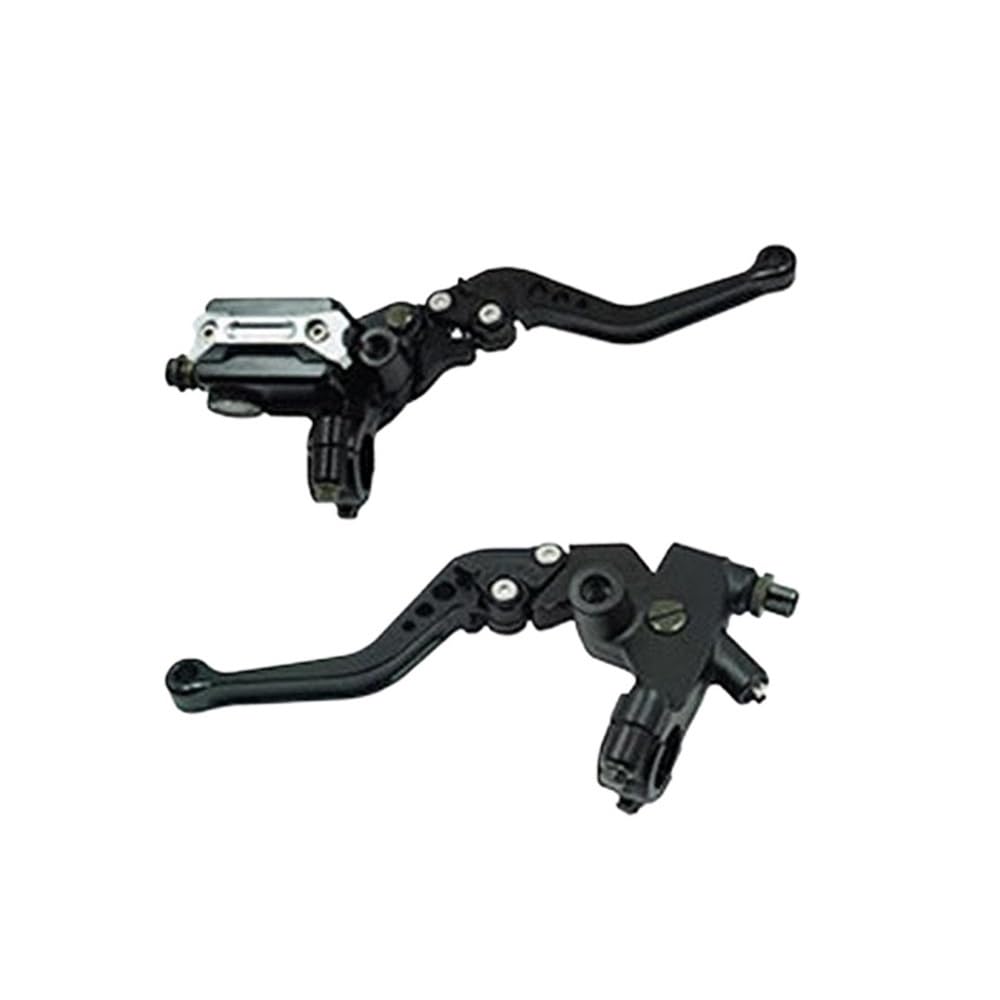 Pliqvbn Black Clutch Brake Shafts 2Pcs Cnc 22Mm Hydraulic Disc Brake Upper Pump Motorcycle Aluminum Alloy Clutch Handbrake Lever