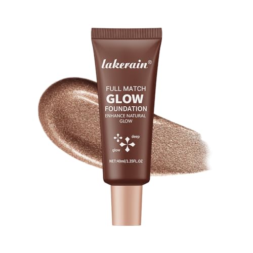 BANGFENG Natural Glow Illuminator Glotion - Glowing, Moisturizing, Lightweight Base, Multi-Purpose - Hydrating & Illuminating Makeup Highlighter for Radiant, Sun-Kissed Look (#3 Medium, 1.35 Fl Oz (Pack of 1))