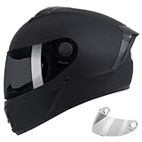 Full Face Motorcycle Helmet DOT Approved for Adults,...