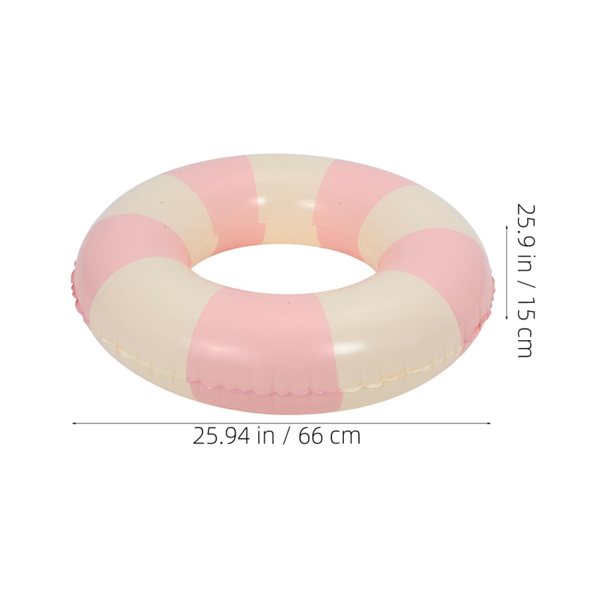 Abaodam Inflatable Swim Ring for Adults Striped Pool Float Durable and Leak Design for Summer Beach Parties Lightweight and Portable Water Accessory