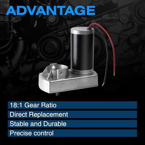 Image of RV Slide Out Motor 132682 Compatible with Lippert Through Frame Slide-Out System,18:1 Gear Ratio 12V Gearbox Motor Replaces# 168956 295380 Rp-785615 M-8910