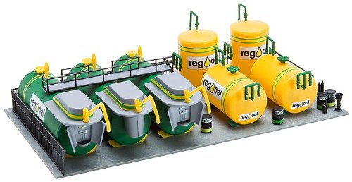 HO Scale Fuel Depot - Kit -- 8-5/8 x 3-7/8 x 2-3/8