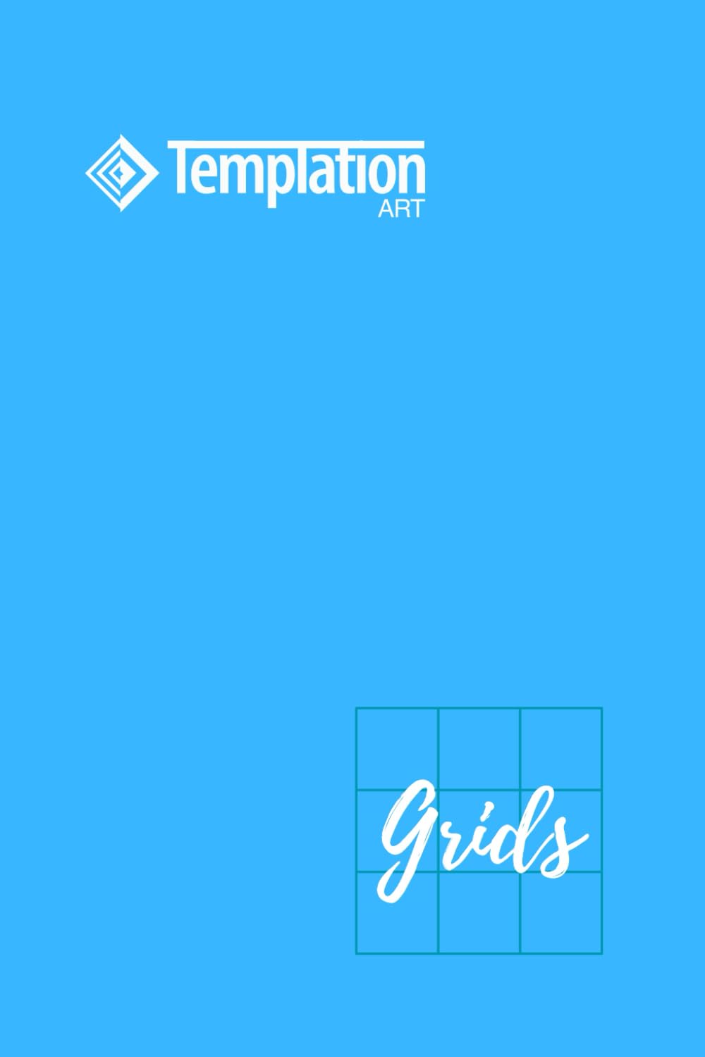 Templation Art: Grids: Templation: Creative Coloring Book for Adults | 5 Repeated Designs for Endless Artistic Possibilities | Portable Size, Stress Relief, Creativity & Skill-Building