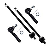 SCITOO 4-PC SET Suspension Kit For Chrysler Neon PT Cruiser For Dodge Neon SX 2.0 For Plymouth Neon Inner Tie Rod End,Outer Tie Rod End