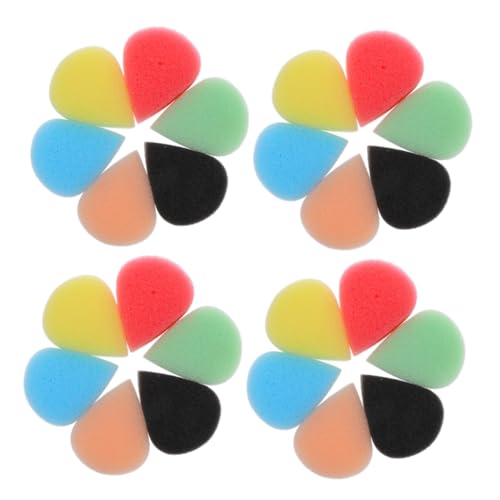 Homoyoyo 30個 の塗装スポンジ クラフトスポンジ フェイスペイントスポ