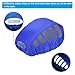 PATIKIL Cycling Bicycle Helmet Cover, Motorcycle Helmet Rain Covers Ride Gear Helmet Cover with Reflective Strip for Road Cycling, Blue