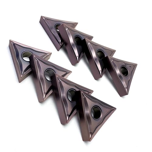 10 piezas insertos de carburo para torno CNC externo miniatura 1