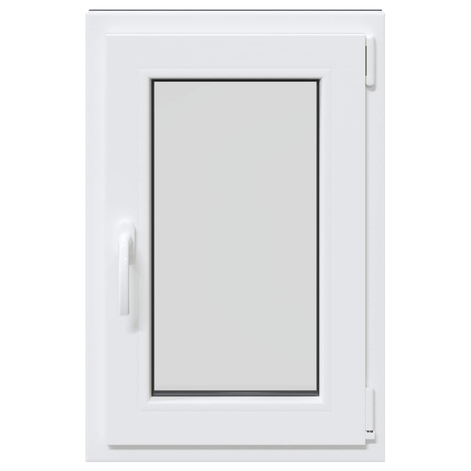 vidaXL Tilt & Turn Basement Window RISOR 50 x 75 cm PVC and Glass, Anthracite, 50 x 75 cm (two-layer) - Image 9