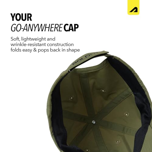 Image of Boldfit Sports Cap for Men & Women, Lightweight Quick Dry Foldable Baseball Cap with Adjustable Strap, Breathable Sun Protection Hat for Running, Gym, Cricket, Travel & Outdoor Activities