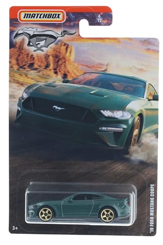 MBX Matchbox Ford Mustang Coupe 2019 Verde miniatura 1