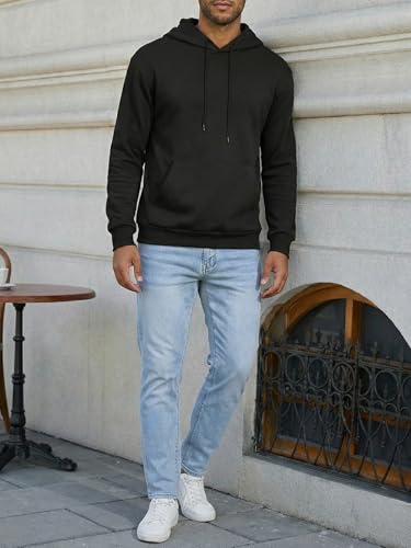 Sweat à capuche pour homme en coton uni Runcati - 5