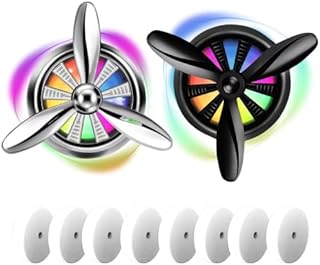 JUPOZOP Car Air Fresheners Vent Clip, Include 2* Air Force 3s(Silver) and 8*Fragrance Tablets, Use for ambientador para carro and Car decorations(Air Force 3s)