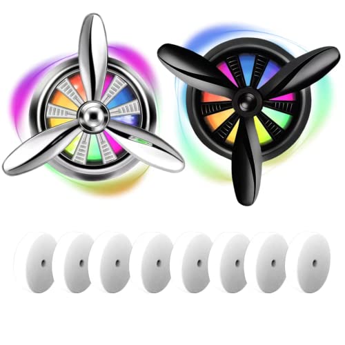 JUPOZOP Car Air Fresheners Vent Clip, Include 2* Air Force 3s(Silver) and 8*Fragrance Tablets, Use for ambientador para carro and Car decorations(Air Force 3s)