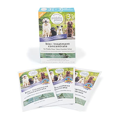 PetSafe Piddle Place Bio+ Treatment Concentrate, Dog Waste Odor Eliminator, 3-Pack