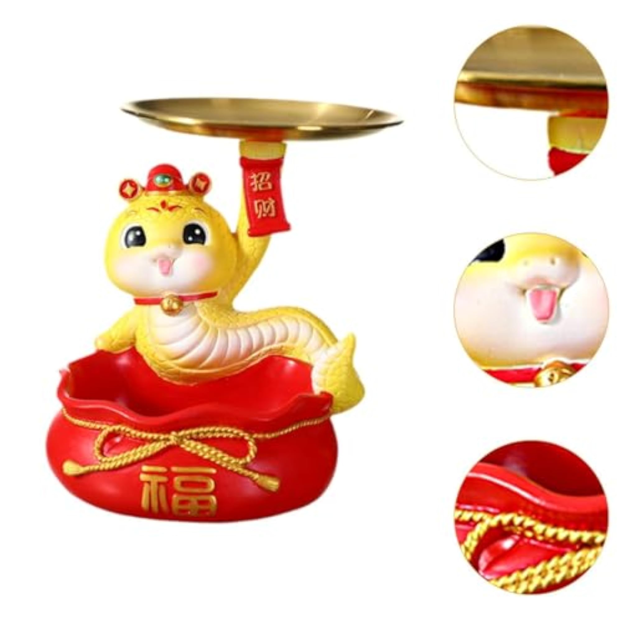 Resin Cartoon Statue Key Holder Tray