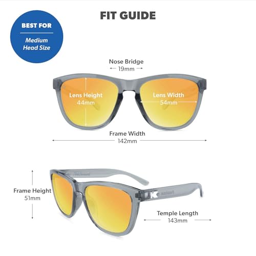 Image of Knockaround Square Polarized Sunglasses for Men & Women - UV400 Protection