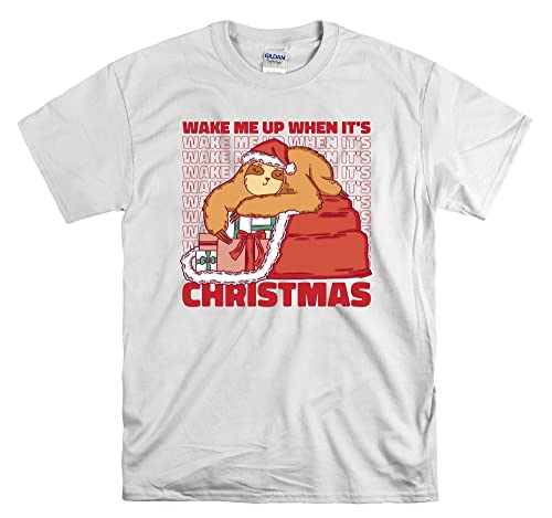 T-shirt Wake Me Up When It's Christmas pour vos moments cocooning en hiver