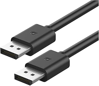 Daytona Dp2 Display to Display Kablo 4K (60Hz) 1.2 V (1.8m) - 4K DisplayPort Kablosu, Erkek-Erkek Ekran Bağlantı Nokta Kablosu Dizüstü Masaüstü Monitör için Uyumlu