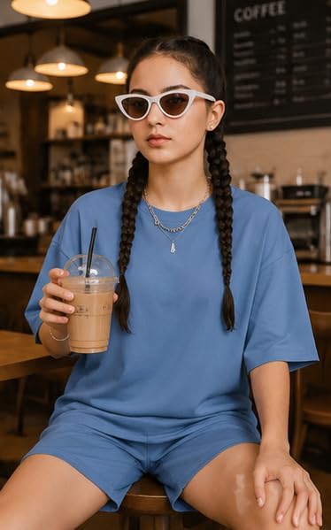Image of London Hills Women's Cotton Loose T-Shirt