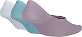 Nike 3 Pack Women's Lightweight Performance No-Show Socks, Multi Color, Size 6.0