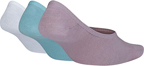 Nike 3 Pack Women's Lightweight Performance No-Show Socks, Multi Color, Size 6.0