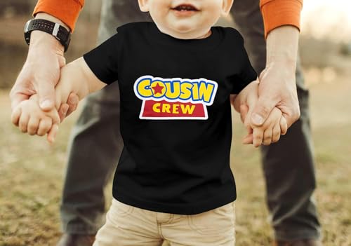 Cousin Crew Shirts for Kids Toddler Big Cousin Shirt Boy Girl Sibling Matching Outfits Summer Short Sleeve Tops4