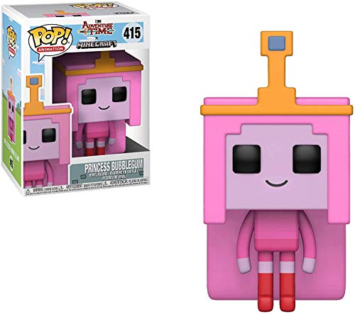 Funko Pop Television: Adventure Time - Minecraft Princess Bubblegum Collectible Figure, Multicolor