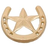 balacoo Decorazione da Parete Ferro di Cavallo Vintage in Ferro Oro