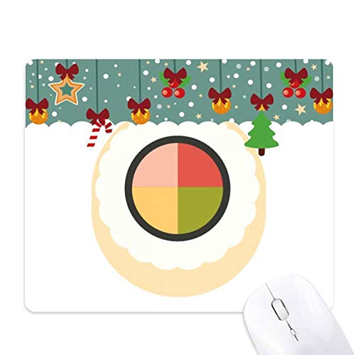 Tapis de souris japonais en caoutchouc motif Maki Sushi pour bureau