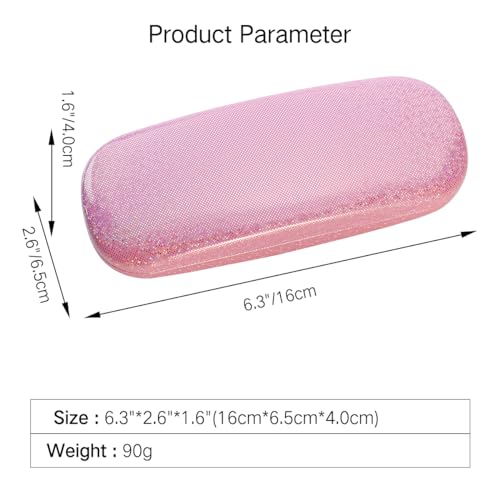 Image of PERFECTSIGHT Hard Shell Eyeglasses Case, Kawaii Protective Glasses Case for Kids, Cute Eyeglass Case for Women Men Girls
