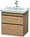 Duravit DS648005252 DS6480 DuraStyle 23" Single Wall Mounted Wood Vanity Cabinet Only - Less Vanity Top