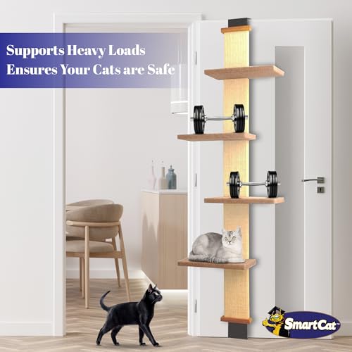Arbre à chat à plusieurs étages en bois durable SmartCat design - 8