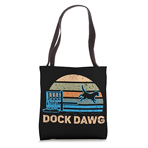 Dock Dawg Dock Diving Canine Water Sport Dock Diver Tote Bag