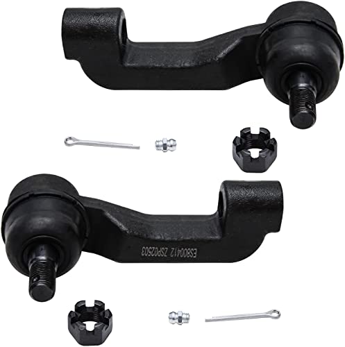Image of Detroit Axle - Front Lower Control Arm w /Ball Joint + Tie Rods + Sway Bars for 2008-2011 Jeep Liberty Dodge Nitro - 8pc Set