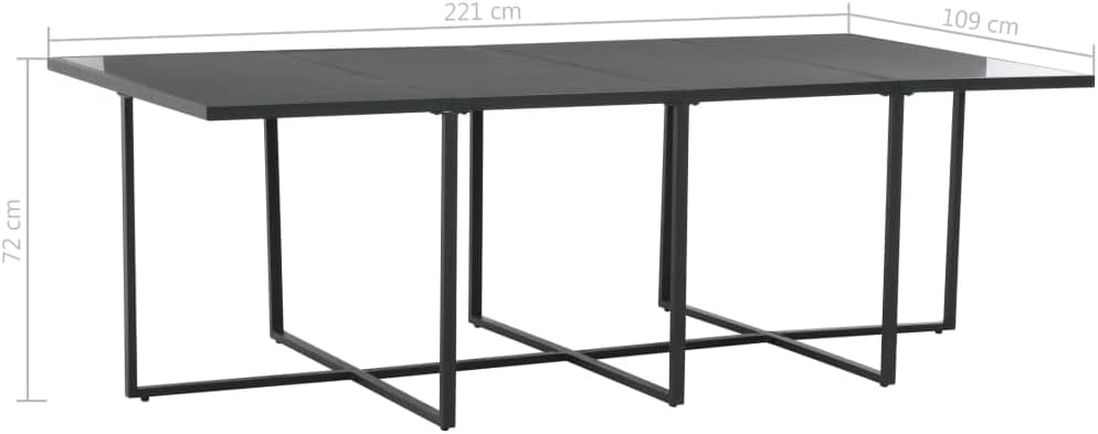 9 Piece Patio Dining Set with Cushions,Party Furniture,Afternoon Tea Suit,Backyard Decor,Backyard Furniture,Perfect for Patio, Garden, Porch,Family Room,Sitting Area, Poly Rattan Black