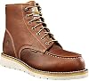 Botas de trabajo impermeables para hombre Carhartt de 6 pulgadas con punta mocasín, cuero engrasado, forro FastDry, suela de goma de doble densidad, clasificación EH 2