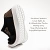 ZDFQLGV Men's Loafers Breathable Slip-On Casual Shoes for Everyday Wear Comfort Lightweight Non-Slip Sole Black Brown UK 8 #5