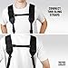 USA Gear Camera Sling Shoulder Strap with Adjustable Neoprene, Safety Tether, Accessory Pocket, Quick Release Buckle - Compatible with Canon, Nikon, Sony and More DSLR and Mirrorless Cameras (Black)