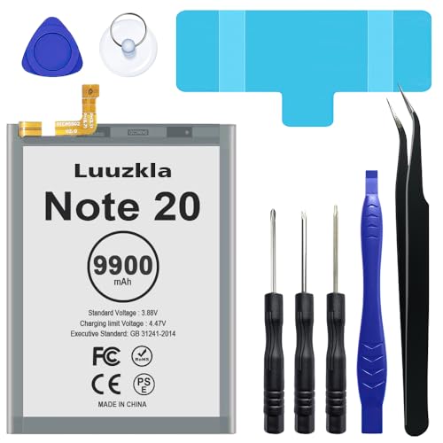 Luuzkla 9900mAh Battery Compatible with Galaxy Note 20 (New Upgrade), Super Capacity Replacement Battery Compatible with Galaxy Note 20 SM-N980 SM-N981U with Ful Kits
